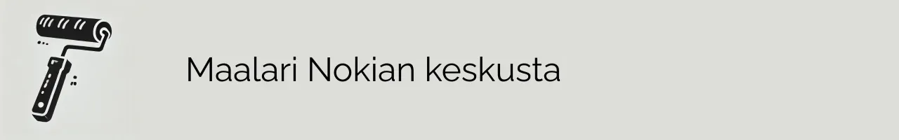 Maalari Nokian keskusta